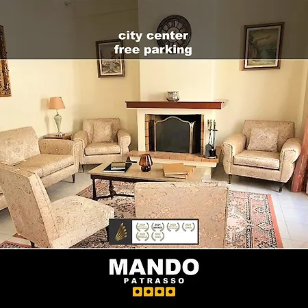 Mando Patrasso - Classical Apartment In The Center Of Patras With Free Parking Extérieur photo