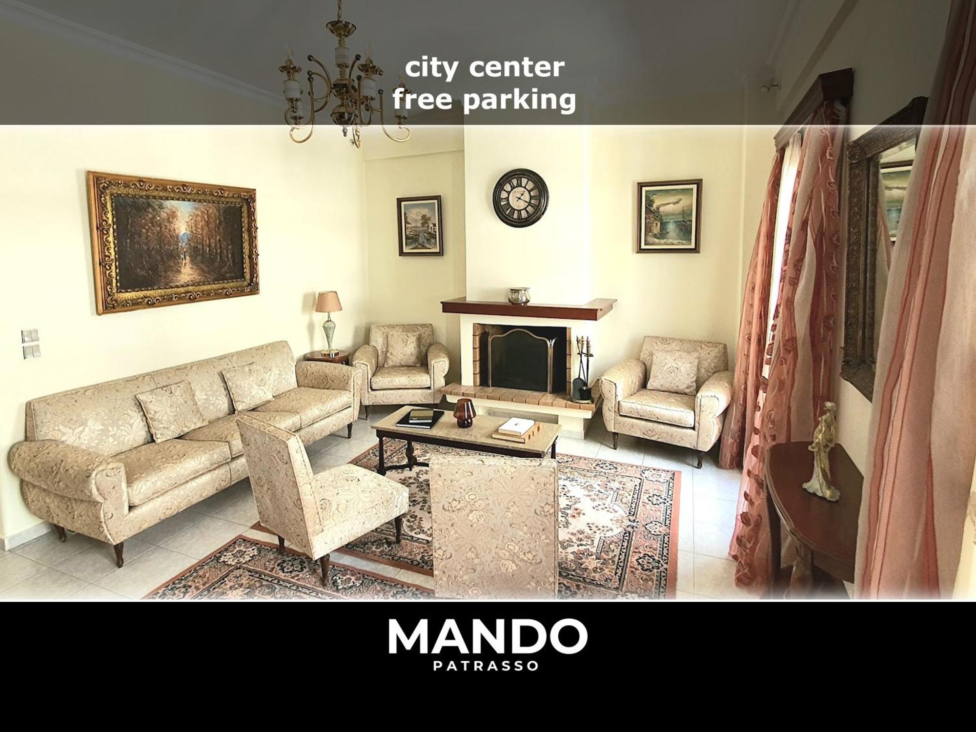 Mando Patrasso - Classical In The Center Of With Free Parking Apartment