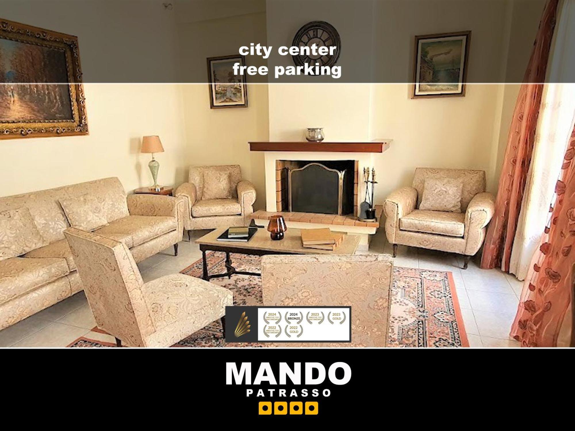 Mando Patrasso - Classical In The Center Of With Free Parking Apartment